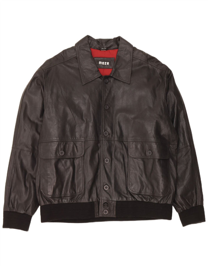 Giacca in pelle da uomo Maze IT 50 Large in pelle nera