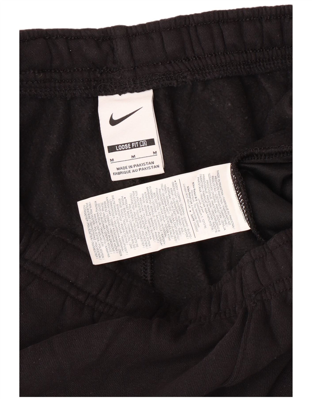 Pantaloncini sportivi Nike da uomo con vestibilità ampia, cotone medio nero