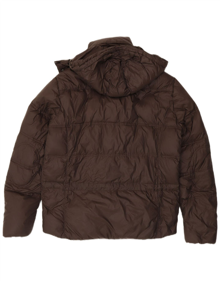 Giubbotto imbottito con cappuccio Brema Uomo IT 52 XL Nylon Marrone
