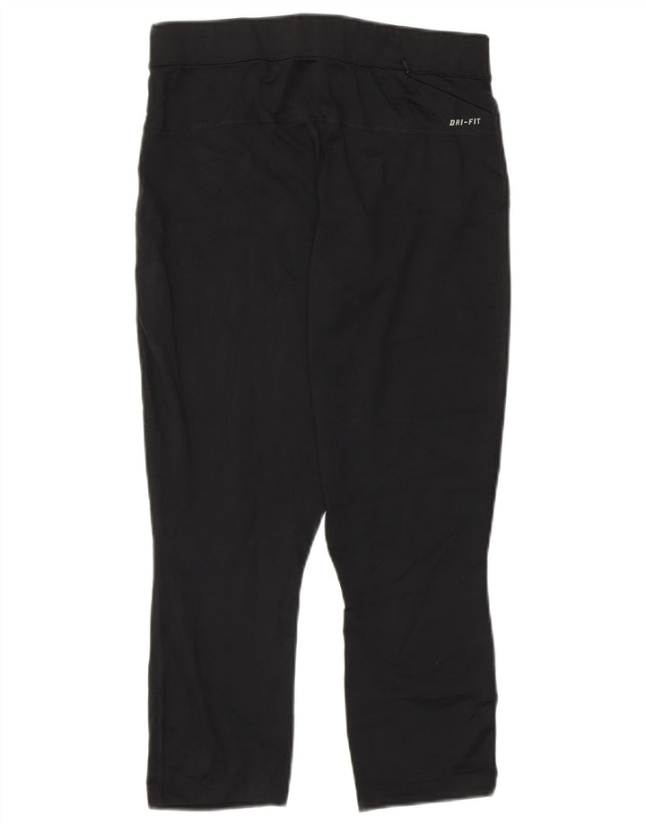 Leggings Nike Dri Fit Crop da donna UK 12 medio nero poliestere