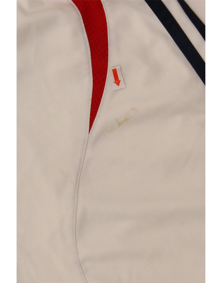 Pantaloncini sportivi Adidas da ragazzo FC Bayern Munchen 13-14 anni in poliestere bianco