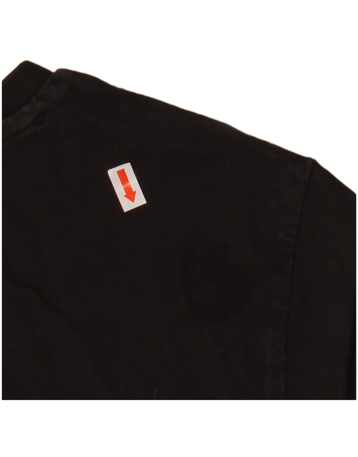 T-shirt da uomo PUMA Top media in cotone nero