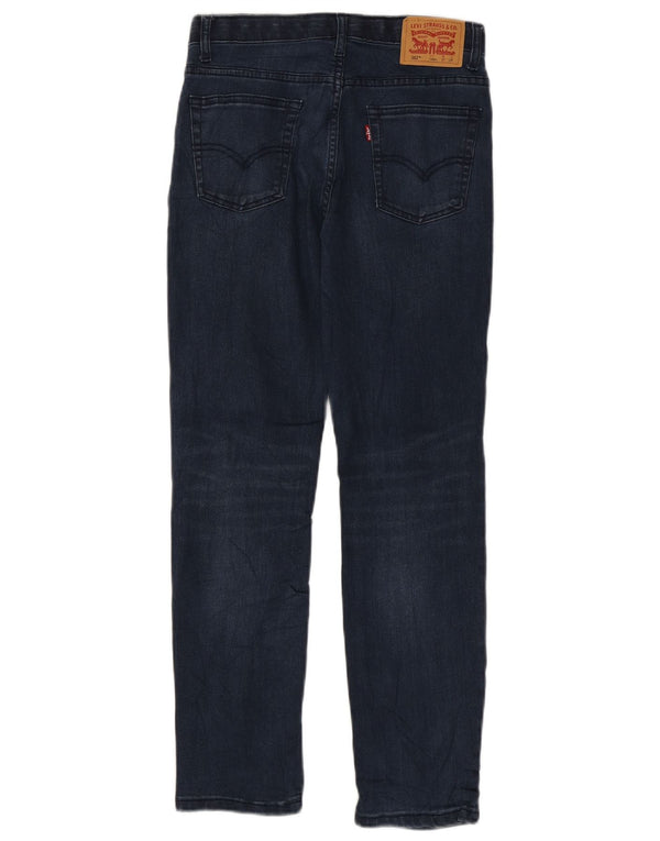 Jeans Levi's Girls 502 Slim 13-14 anni W27 L29 cotone blu navy
