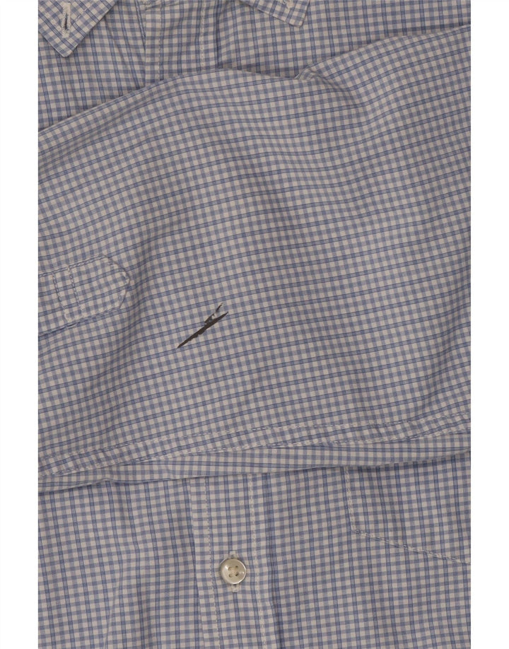 TOMMY HILFIGER Mens Custom Fit Shirt Small Blue Check Cotton Vintage Tommy Hilfiger and Second-Hand Tommy Hilfiger from Messina Hembry 