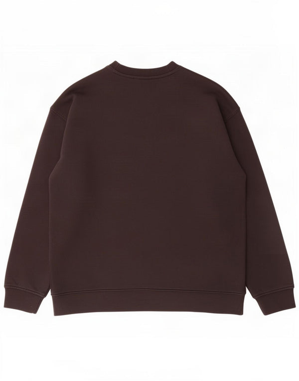 Felpa grafica da uomo Adidas Maglione grande cotone nero