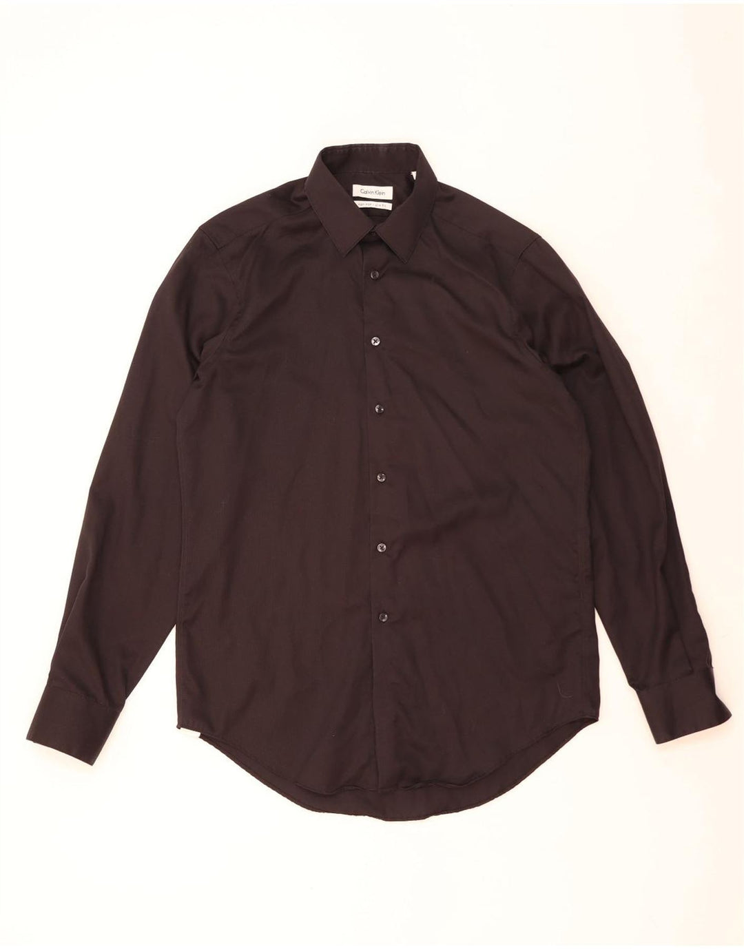 Camicia slim fit da uomo Calvin Klein taglia 15 1/2 media nera