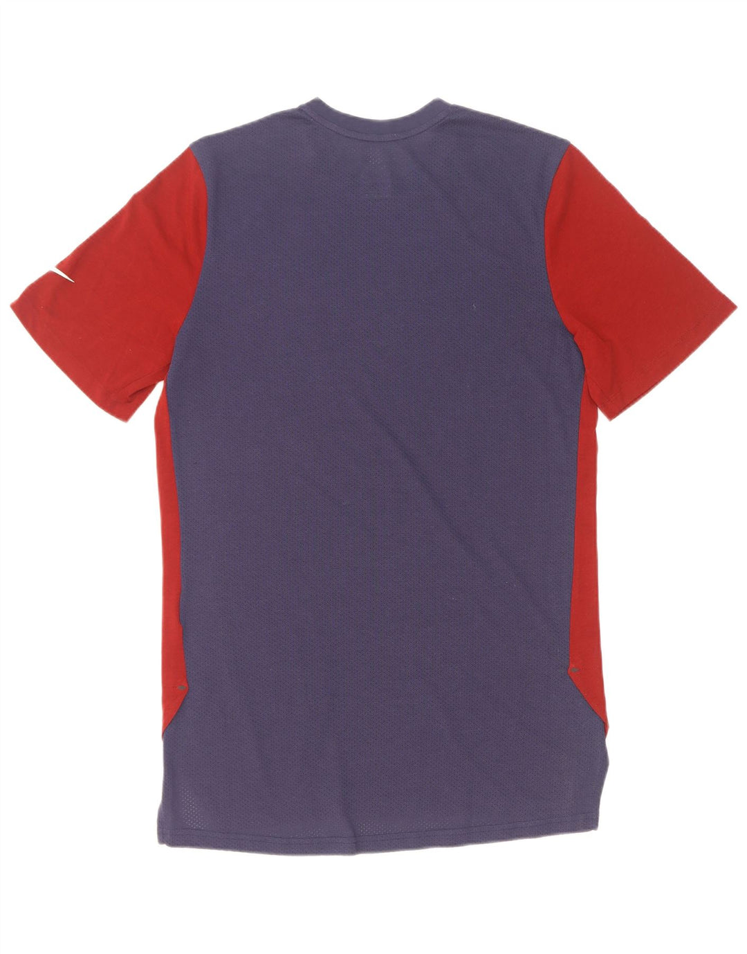T-shirt Nike Dri Fit da uomo, colore rosso medio, color block