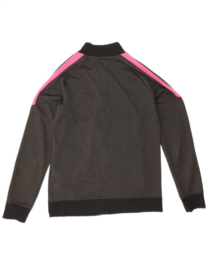 Giacca da tuta Nike Dri Fit da uomo in poliestere color block grigio medio