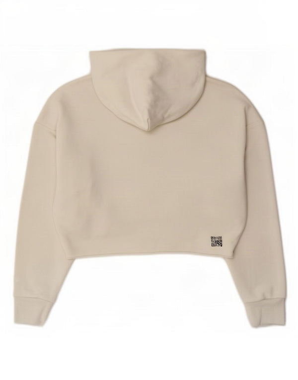 Maglione corto con cappuccio da donna Champion UK 14 bianco medio