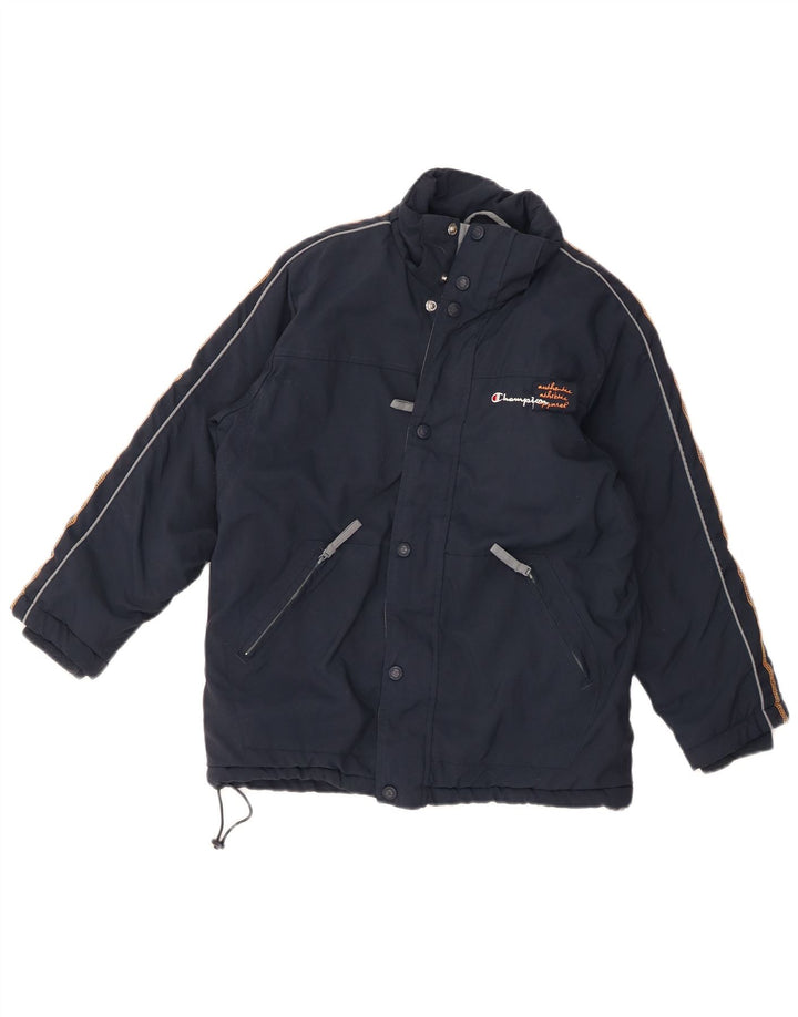 Giacca a vento Champion da ragazzo 9-10 anni media blu navy in poliammide