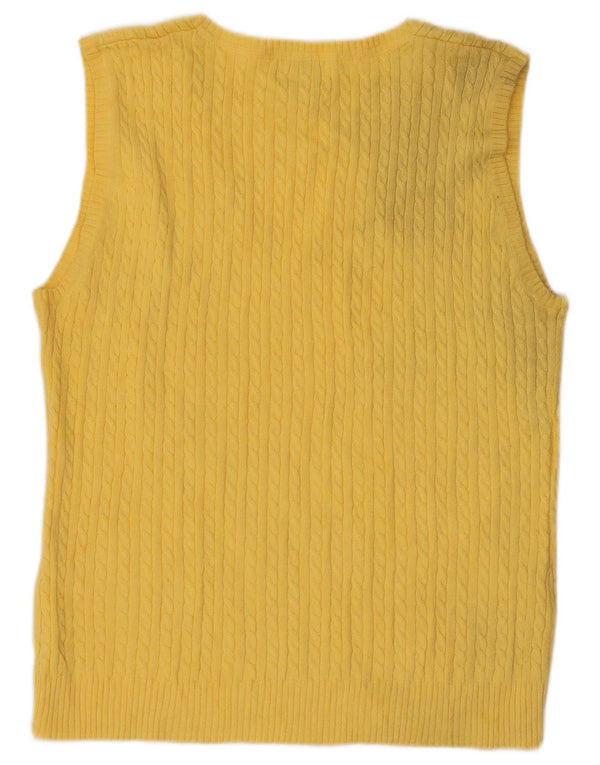 Canotta da donna L.L.Bean UK 12 cotone giallo medio