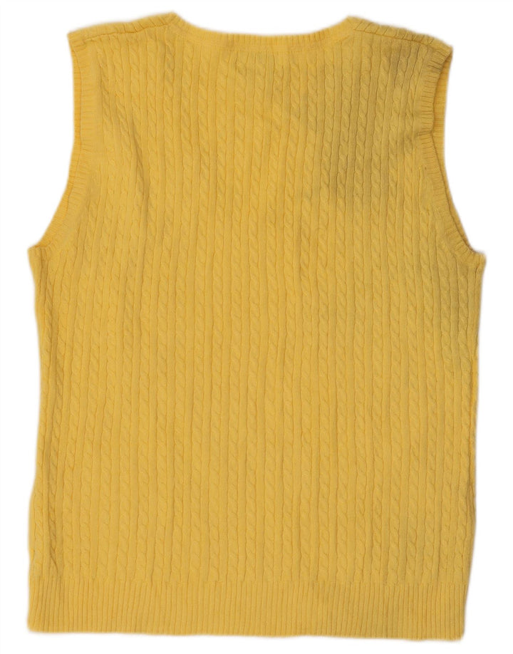 Canotta da donna L.L.Bean UK 12 cotone giallo medio