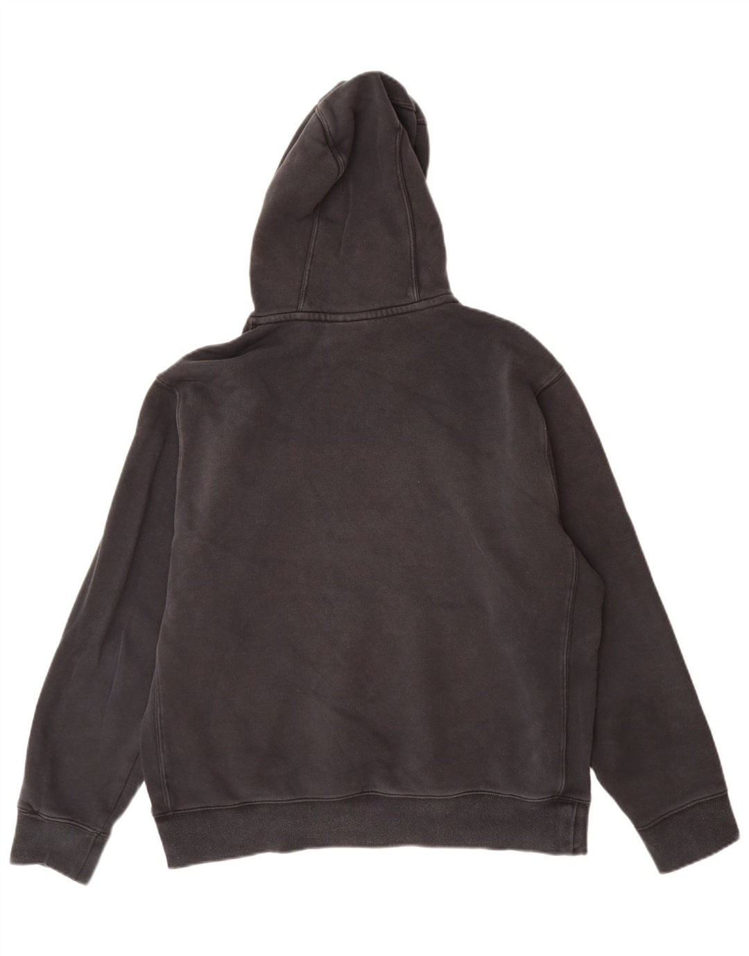 Felpa con cappuccio da uomo Nike, cotone medio nero