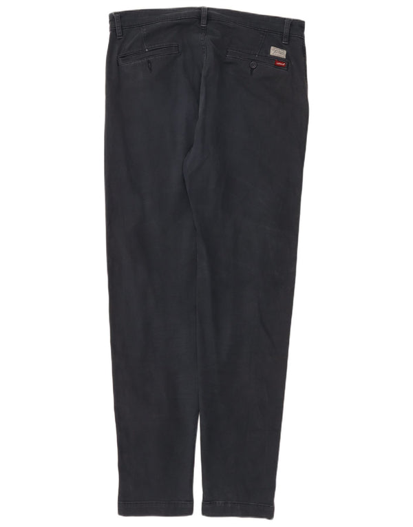 Pantaloni chino affusolati standard da uomo Levi's W34 L34 cotone blu navy
