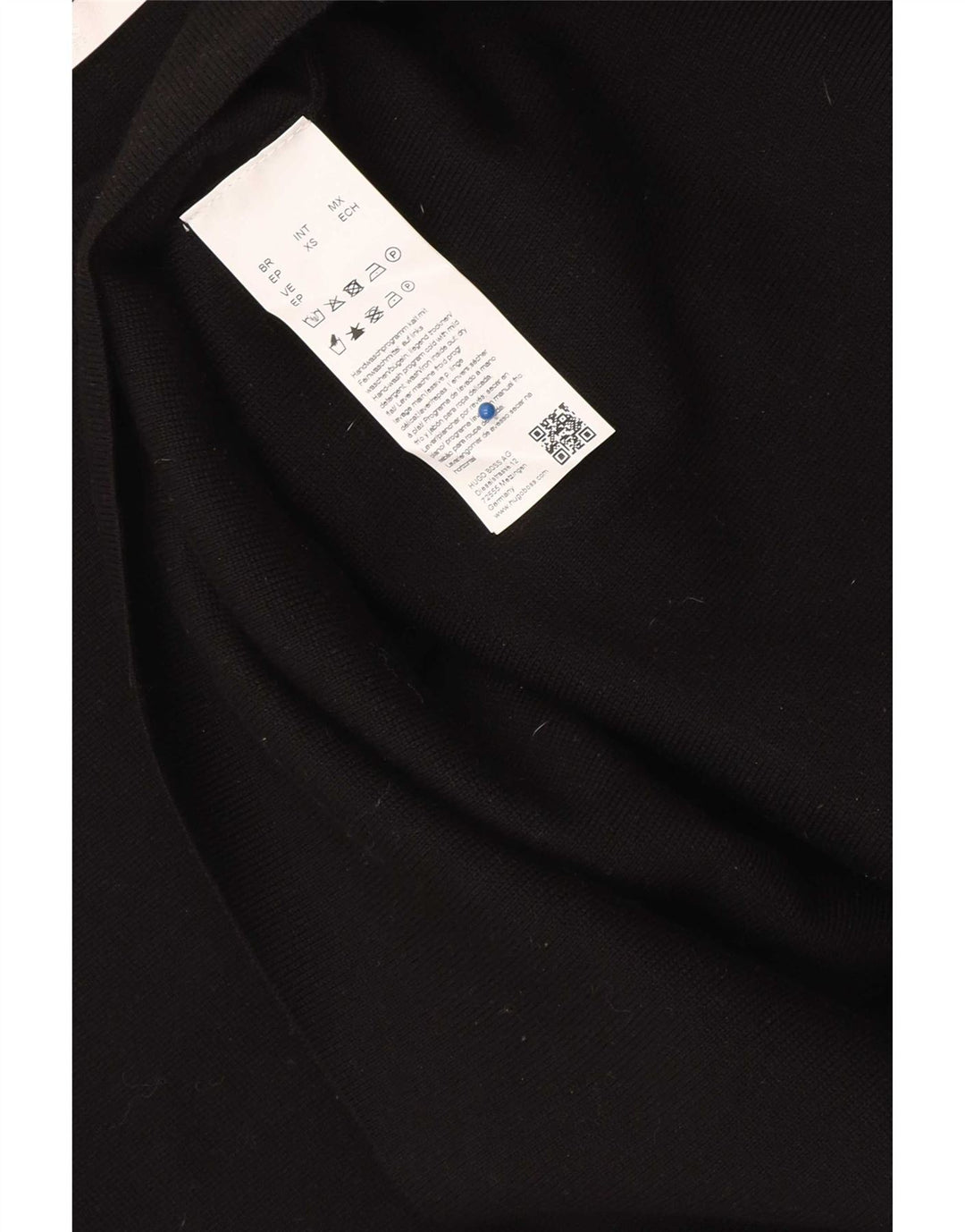 Abito a trapezio da donna Hugo Boss UK 6 XS cotone nero