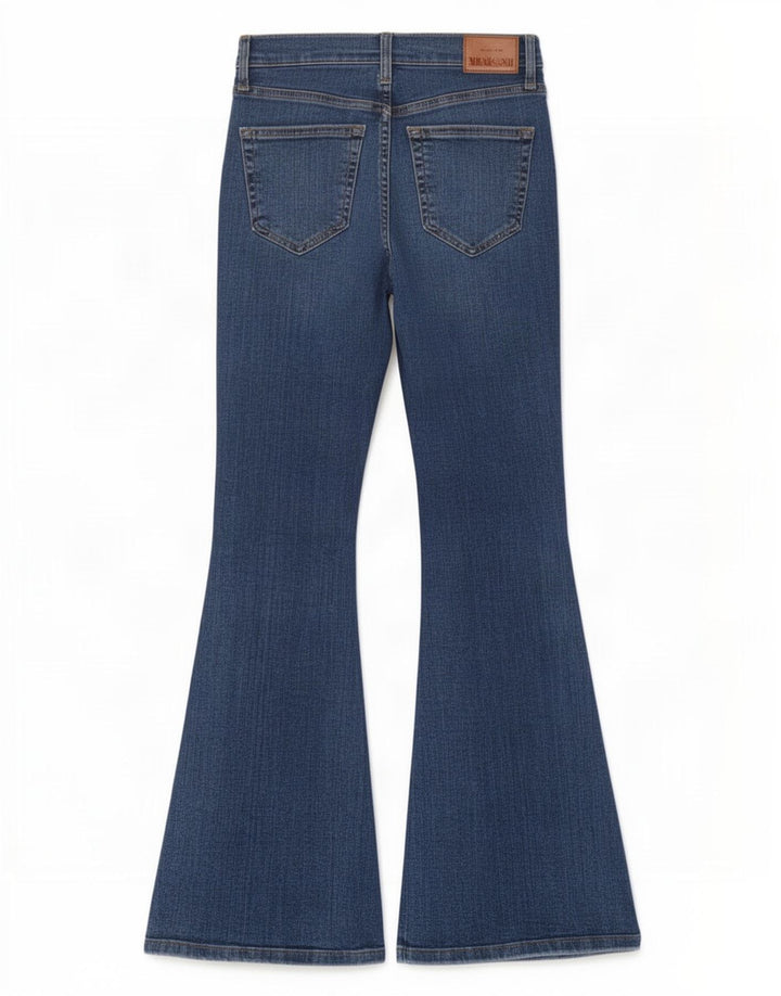 Jeans svasati Jamie da donna Topshop W24 L28 cotone blu