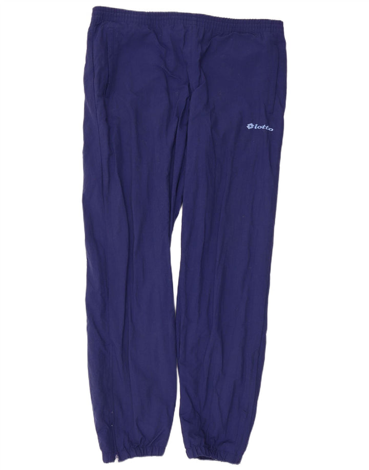 LOTTO Pantaloni da tuta da uomo Joggers XL Nylon blu navy