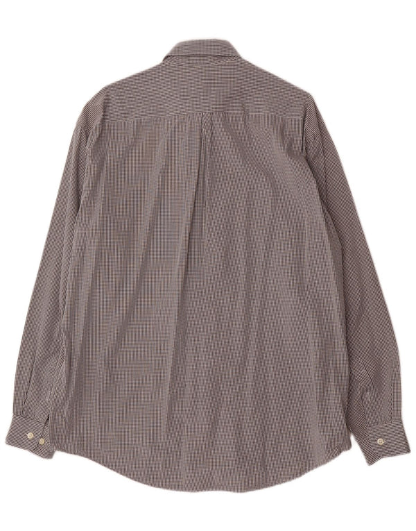 Camicia Fila da uomo a quadri grigi grandi