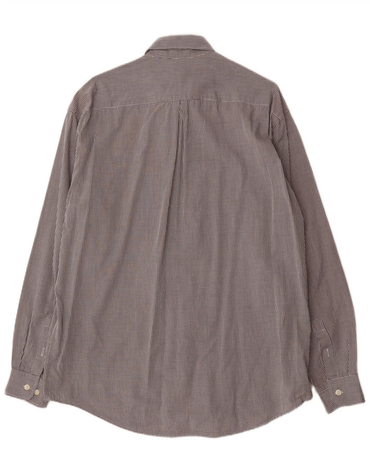 Camicia Fila da uomo a quadri grigi grandi