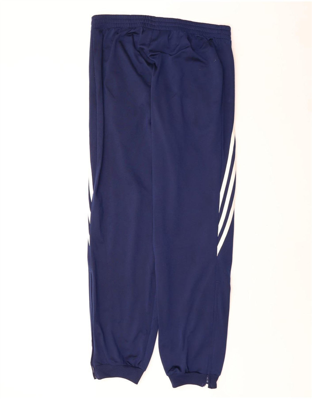 Pantaloni da tuta da uomo Adidas medi in poliestere blu navy