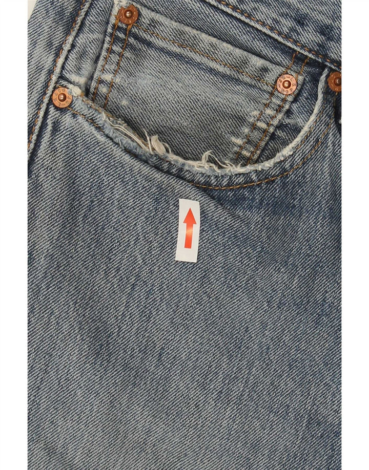 Levi's Uomo 501 Jeans dritti invecchiati W34 L32 Cotone blu