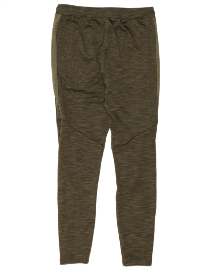 Pantaloni da tuta da uomo Superdry Small in poliestere screziato color kaki