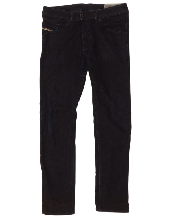 Diesel Uomo Belther-Reci Regular Slim Jeans affusolati W32 L32 Blu Navy