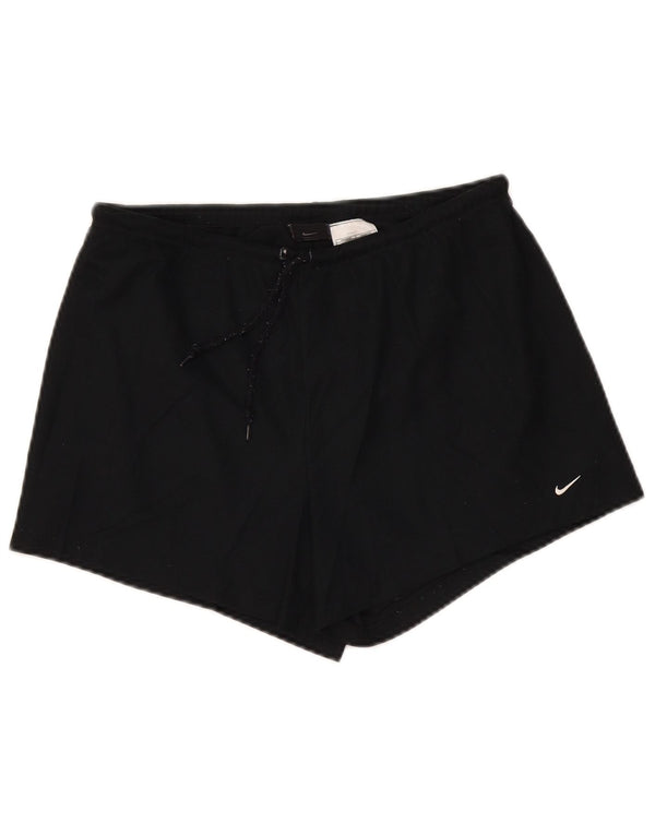 Pantaloncini sportivi Nike Dri Fit da donna US 12/14 Large Nero Poliestere