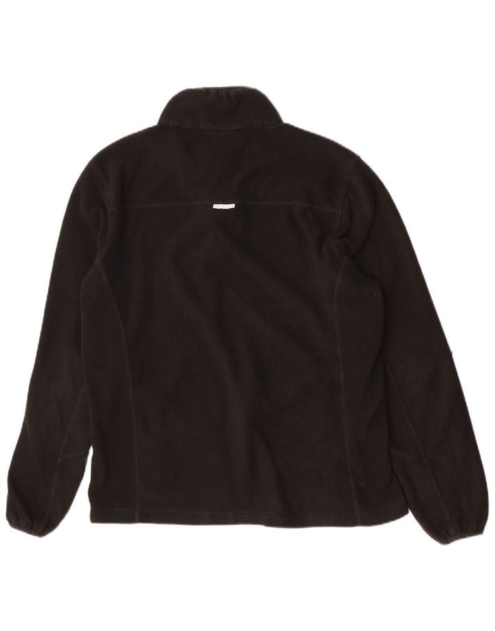 Maglione in pile da uomo Dickies con zip e collo grande in poliestere nero