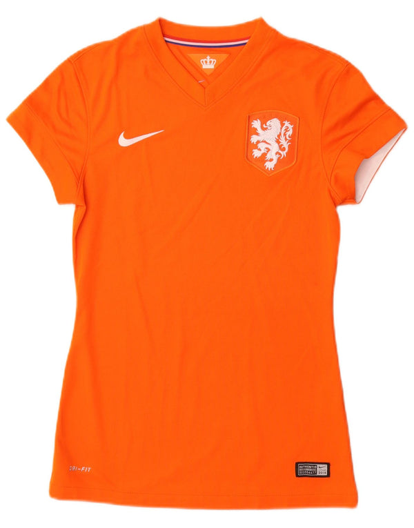 T-shirt grafica da donna Nike Top UK 6 XS arancione