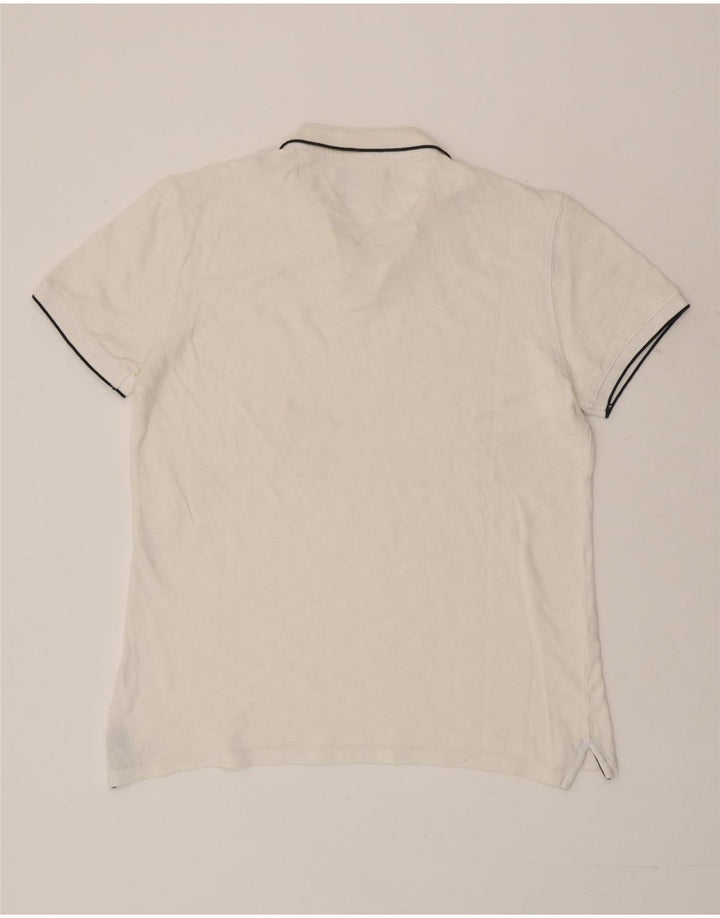 Polo da uomo Massimo Dutti grande bianca