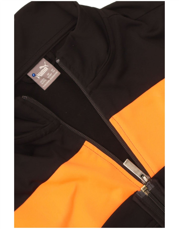 Giacca da tuta da ragazzo Puma 15-16 anni Colorblock nera