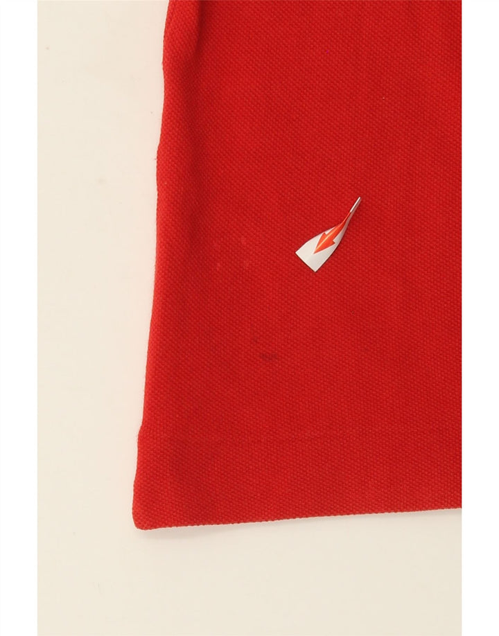 Polo da uomo Lacoste taglia 4 media in cotone rosso