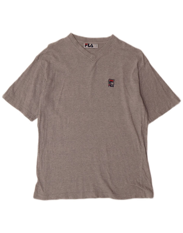 T-shirt Fila Uomo XS Cotone Grigio