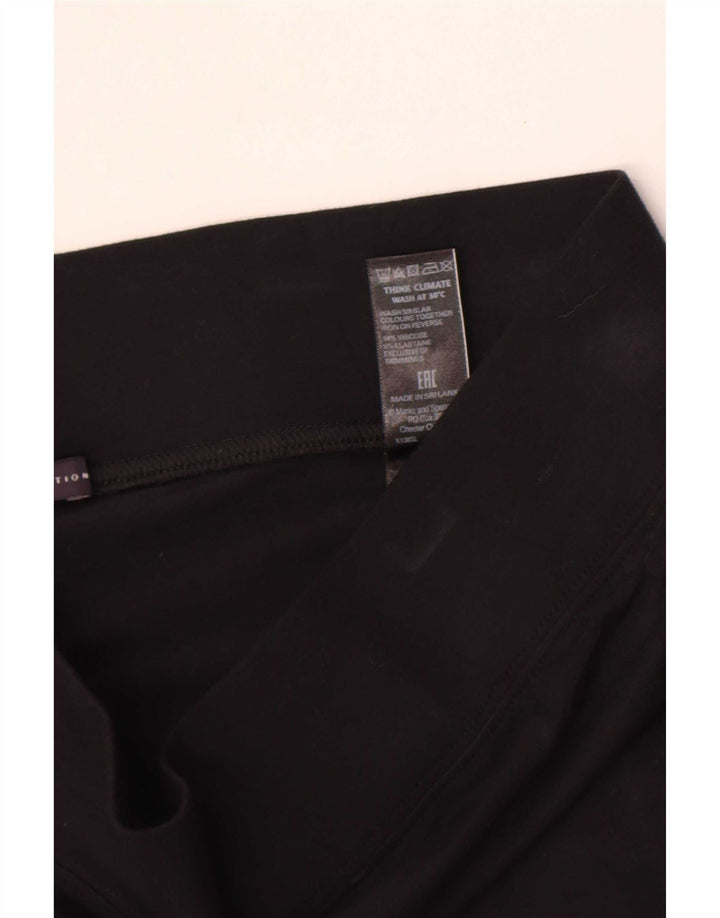 Leggings da donna Marks & Spencer UK 14 Large in viscosa nera