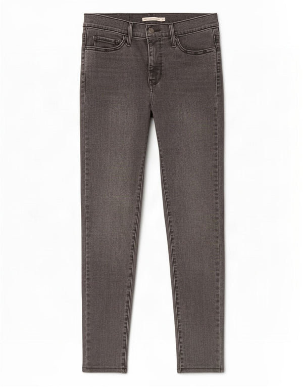 Levi's Donna 310 Shaping Super Skinny Jeans W29 L27 Cotone Grigio