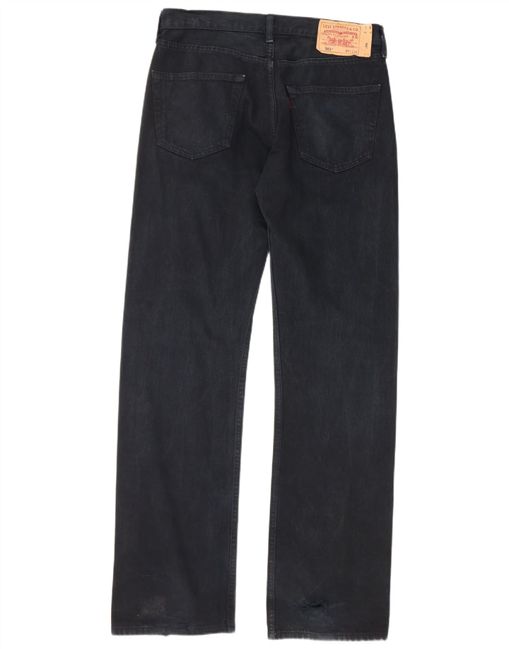 LEVI'S Jeans dritti da uomo 501 W31 L34 Blu navy