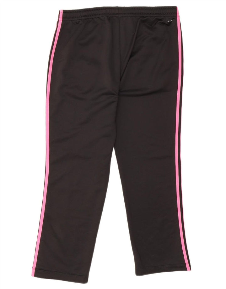 Pantaloni da tuta Adidas Climalite da donna UK 16/18 Large Nero Poliestere
