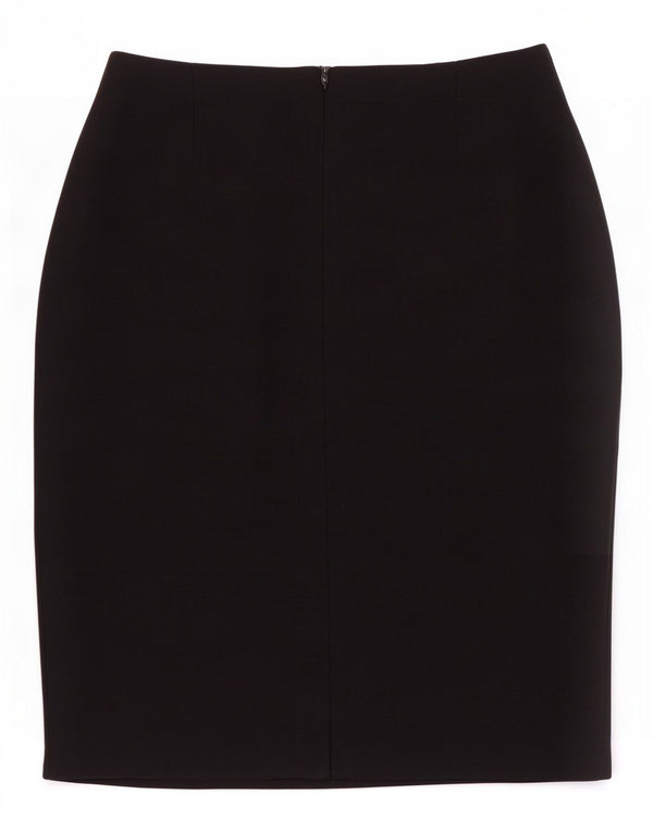 Gonna a tubino da donna Marks & Spencer UK 14 media W28 viscosa nera