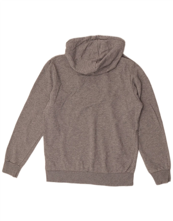 Maglione con cappuccio da uomo Jack & Jones in cotone chiazzato grigio medio