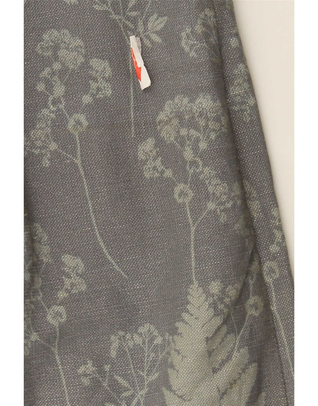 Gonna longuette da donna White Stuff UK 12 Media W32 Lino floreale grigio