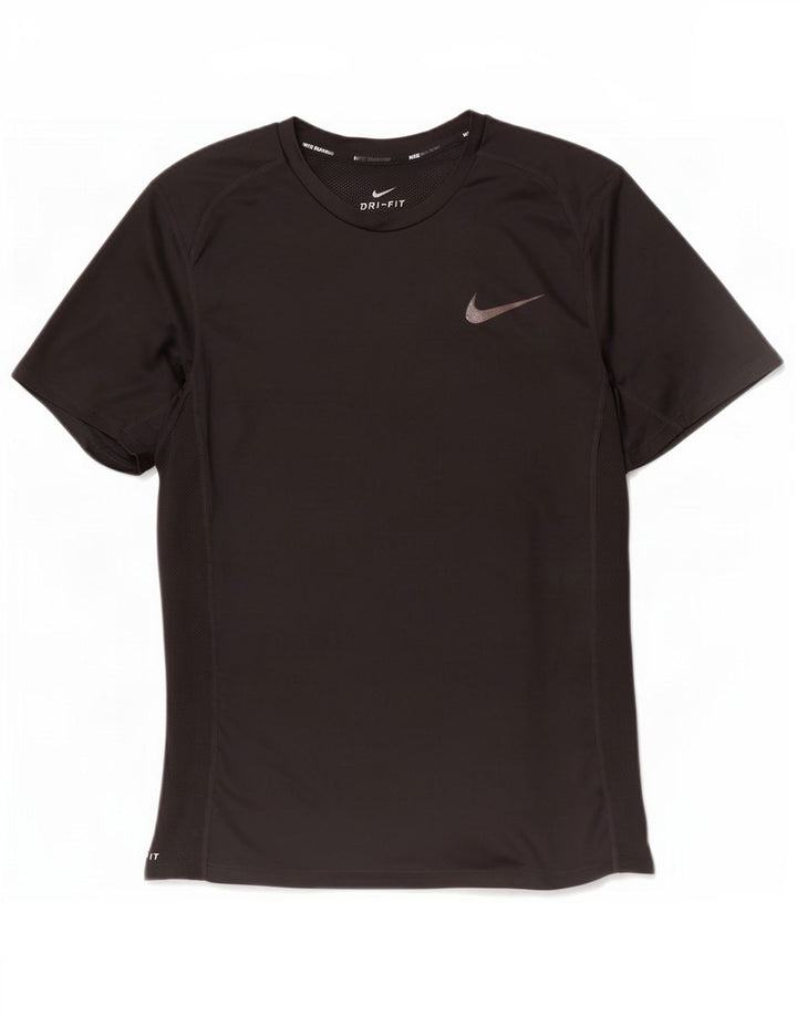 T-shirt Nike Dri Fit da uomo, piccola, in poliestere nero