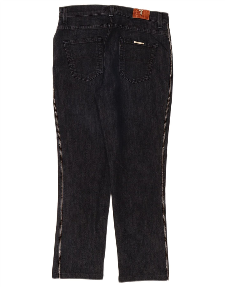 Jeans Dritti Donna Trussardi W28 L26 Blu Navy