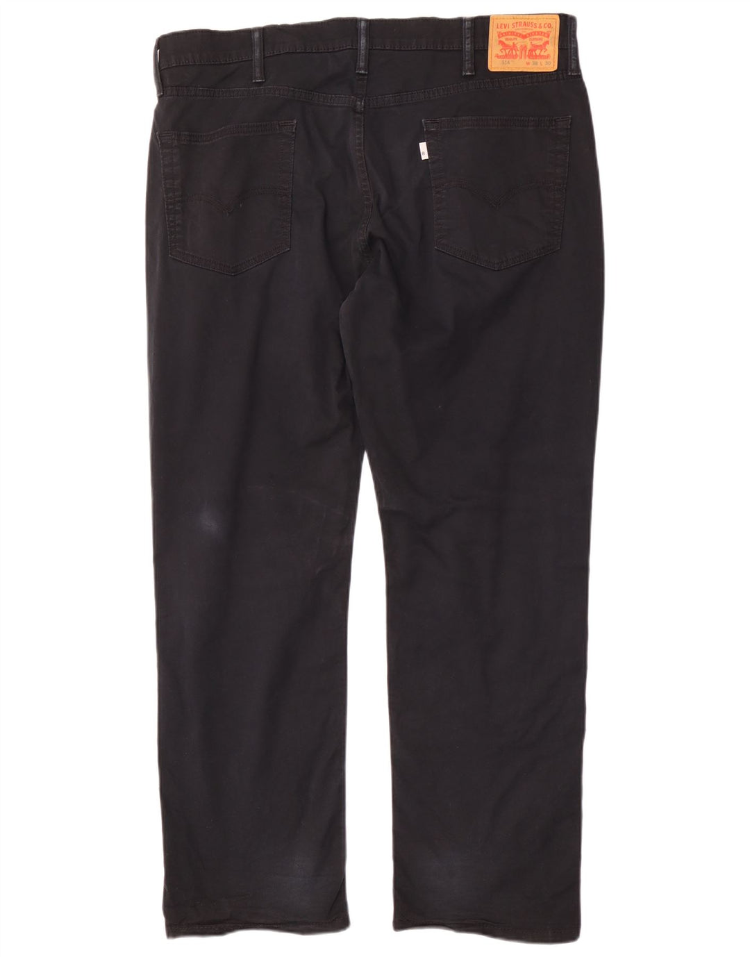 Levi's Uomo 514 Jeans dritti W38 L30 Cotone Nero