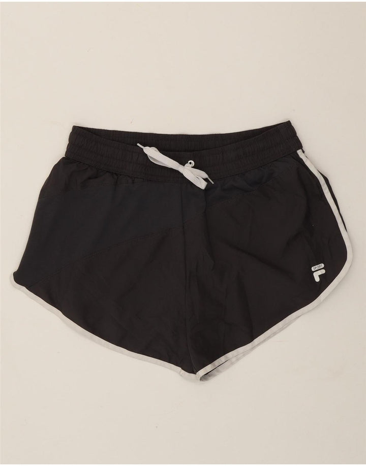 Pantaloncini sportivi da donna Fila UK 14 poliestere nero medio