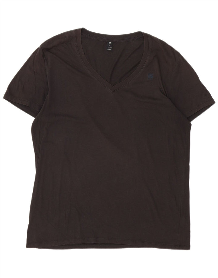 T-shirt da uomo G-STAR Top grande in cotone nero
