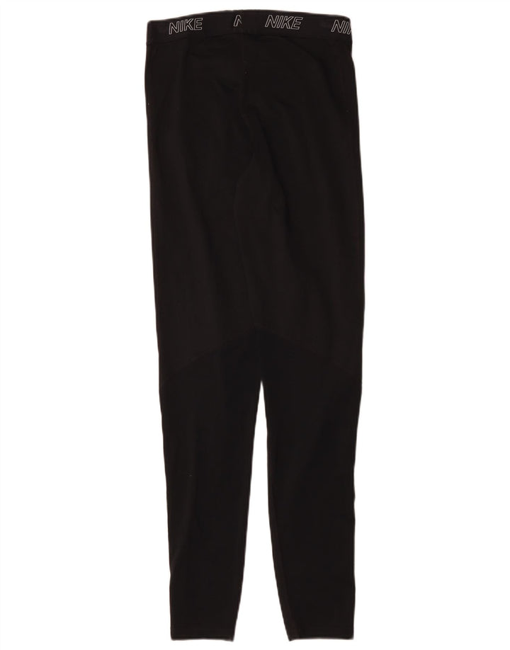Leggings grafici da donna Nike UK 12 medio nero poliestere