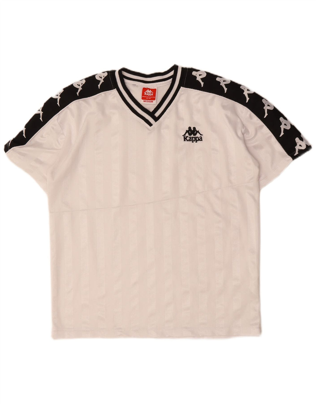 T-shirt grafica da uomo KAPPA Top in poliestere color block bianco medio