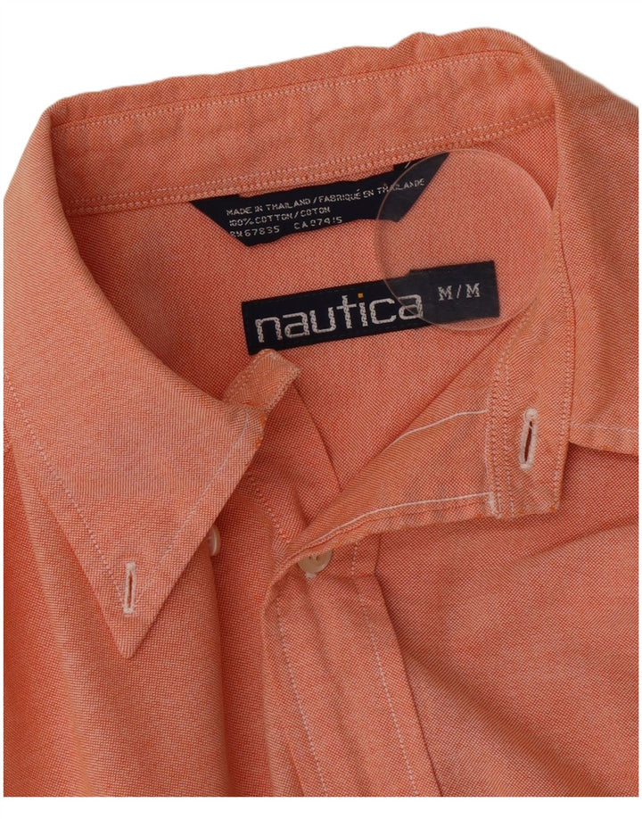 Camicia da uomo Nautica in cotone arancione medio
