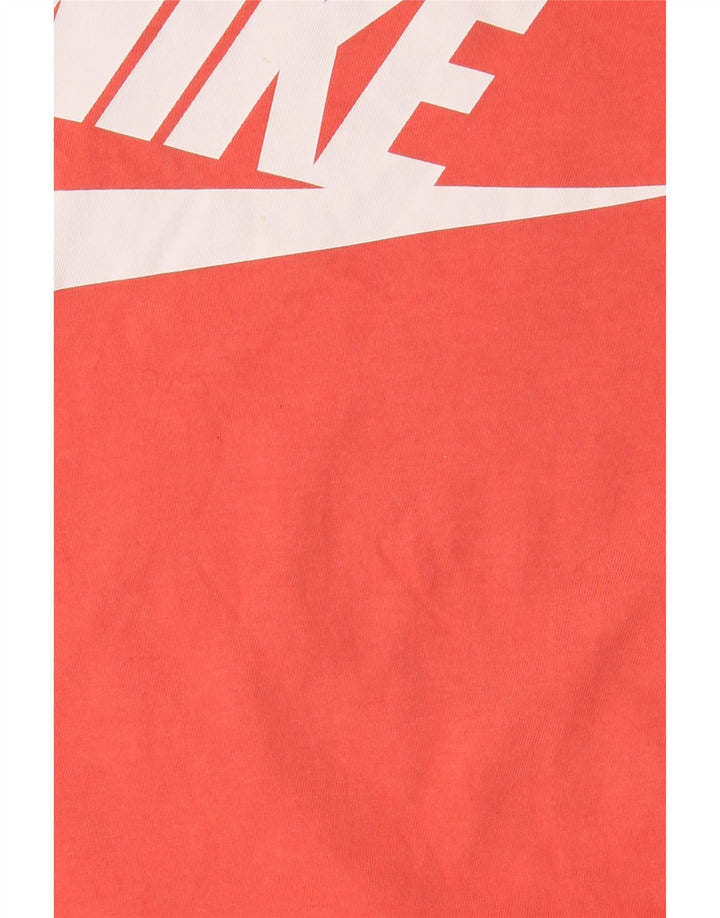 T-shirt grafica da donna Nike Top UK 14 arancione medio